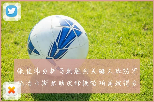 张佳玮分析马刺胜利关键文班防守统治卡斯尔助攻转换哈珀高效得分